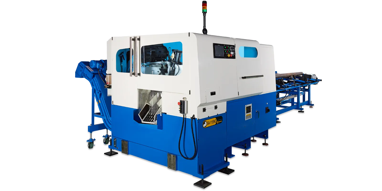 Máquina cortadora de barras y tubos